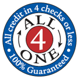 All 4 One: All credit in 4 checks or less - 100% Guaranteed